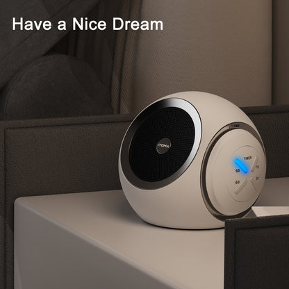 Máquina de ruido blanco, 30 sonidos relajantes (ventilador, naturaleza y ruido blanco), temporizador, Bluetooth, volumen ajustable, iTOMA 318